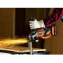 Шліфмашина кутова акумуляторна безщіткова BLACK+DECKER, 18 B, d = 125 мм, 8600 об/хв, вага 2.1 кг, без акумулятору та зарядного пристрою