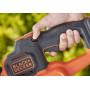 Кущоріз акумуляторний BLACK+DECKER, 36 В, 2.5 А/год, довжина ножа 55 см, діаметр гілок 22 мм, 1 акумулятор і зарядний пристрій, швидкість холостого ходу 1300 об/хв, вага 4.66 кг