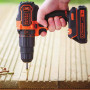 Набір з двох інструментів BLACK+DECKER, 18 В XR Li-lon, 1.5 А/год, вага 3.63 кг, спецсумка, акумулятор і зарядний пристрій