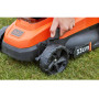 Газонокосарка акумуляторна BLACK+DECKER, 18 В, 4.0 А/год, ширина косіння 32 см, 2 акумулятора і зарядний пристрій, травозбірник 35 л, вага 15.6 кг