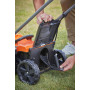 Газонокосарка акумуляторна BLACK+DECKER, 36 В, 2.5 А/год, ширина косіння 32 см, 1 акумулятор і зарядний пристрій, травозбірник 35 л, вага 14.79 кг