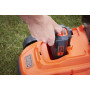 Газонокосарка акумуляторна BLACK+DECKER, 36 В, 2.5 А/год, ширина косіння 32 см, 2 акумулятора і зарядний пристрій, травозбірник 35 л, вага 15.54 кг