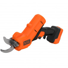Ножиці садові - секатор акумуляторний BLACK+DECKER,18 В для легкого та швидкого обрізання кущів, гілок дерев та всіх видів рослин. Достатня ріжуча здатність та потужність чистого зрізу вологих та сухих гілок завтовшк