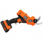 Ножиці садові - секатор акумуляторний BLACK+DECKER, 18 В, Li-ion акумулятор ємністю 2.0 Аг модель BL2018 (ЗП — 1.0 А модель BDC1A), що забезпечує до 500 різів гілок на одному заряді,для легкої та гнучкої обрізки кущі