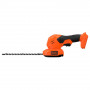 Кущоріз-ножиці акумуляторні (2в1) BLACK+DECKER, 18 В, довжина ножа 20 см,діаметр гілок 8 мм, без акумулятора і зарядного пристрою, вага 1.9 кг