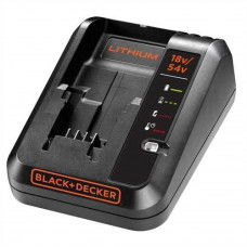 Зарядний пристрій BLACK+DECKER, для акумуляторних батарей 18, 54 В, вихідний струм 1 A, вага 0.60 кг