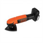 Шліфмашина вібраційна BLACK+DECKER, 12 В Li-ion, 11000 об/хв, 92 х 92 х 92 мм, амплітуда 2.8 мм, вага 0.90 кг