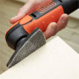 Шліфмашина вібраційна BLACK+DECKER, 12 В Li-ion, 11000 об/хв, 92 х 92 х 92 мм, амплітуда 2.8 мм, вага 0.90 кг