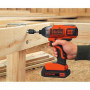 Шурупокрут ударний BLACK+DECKER, безщітковий, 18 В, 210 Нм, 3000 об/хв, розмір тримача насадок 1/4, кількість швидкостей - 1, вага 1.22 кг, без акумулятора і зарядного пристрою, біта