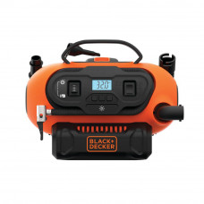 Компресор автомобільний акумуляторний BLACK + DECKER, Li-ion, напруга 18 В, вага 2 кг, без акумулятора