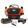 Компресор автомобільний акумуляторний BLACK + DECKER, Li-ion, напруга 18 В, вага 2 кг, без акумулятора