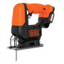 Пилка лобзикова акумуляторна BLACK+DECKER, 12В Li-ion, 2800 ход/хв, максимальна глибина пропилу (дерево) - 52 мм, вага 1.19 кг, без акумулятора і зарядного пристрою