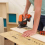 Пилка лобзикова акумуляторна BLACK+DECKER, 12В Li-ion, 2800 ход/хв, максимальна глибина пропилу (дерево) - 52 мм, вага 1.19 кг, без акумулятора і зарядного пристрою