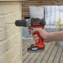 Набір з чотирьох інструментів BLACK+DECKER, 12 В XR Li-ion, 1.5 А/год, вага 4.89 кг, сумка, акумулятор і зарядний пристрій