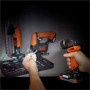 Набір з чотирьох інструментів BLACK+DECKER, 12 В XR Li-ion, 1.5 А/год, вага 4.89 кг, сумка, акумулятор і зарядний пристрій