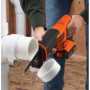 Пила шабельна акумуляторна BLACK+DECKER, 18В Li-Ion, 0-3000 ход/хв, величина ходу 22 мм, вага 1.5 кг, 1 акумулятор 1.5 А/год та ЗП