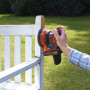 Шліфмашина ексцентрикова BLACK+DECKER, 18 В Li-ion, 12000 об/хв, 125 мм, амплітуда 1.3 мм, вага 0.9 кг, без акумулятора та зарядного пристрою