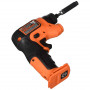Викрутка-ліхтар акумуляторна BLACK+DECKER, 3.6 В Li-ion, 180 об/хв, реверс, підсвітка, вага 0.4 кг, зарядний пристрій, знімний відсік для зберігання аксесуарів, біти, магнітний тримач,анкери, дюбеля