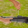 Садовий пилосос електричний BLACK+DECKER, 2.9 кВт, швидкість повітря 206-390 км/год, збірник 55 л, вага 7.6 кг