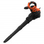 Садовий пилосос електричний BLACK+DECKER 3 кВт, швидкість повітря 230-404 км/год, збірник 72 л, вага 4.75 кг