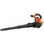Садовий пилосос електричний BLACK+DECKER 3 кВт, швидкість повітря 230-404 км/год, збірник 72 л, вага 4.75 кг