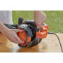 Садовий пилосос електричний BLACK+DECKER 3 кВт, швидкість повітря 230-404 км/год, збірник 72 л, вага 4.75 кг