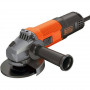 Шліфмашина кутова мережева BLACK+DECKER, 800 Вт, d = 125 мм, 12000 об/хв, вага 1.7 кг
