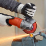 Шліфмашина кутова мережева BLACK+DECKER, 800 Вт, d = 125 мм, 12000 об/хв, вага 1.7 кг