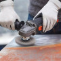 Шліфмашина кутова мережева BLACK+DECKER, 900 Вт, d = 125 мм, 12000 об/хв, вага 1.8 кг