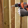 Дриль мережевий BLACK+DECKER, ударний, 710 Вт, 0-2800 об/хв, 47600 уд/хв, патрон 13 мм швидкозатискний, кількість швидкостей - 1, вага 2.19 кг, додаткове руків’я, валіза