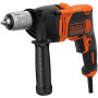 Дриль мережевий BLACK+DECKER, ударний, 850 Вт, 2 режими, 0-3100 об/хв, 54400 уд/хв, макс. діаметр свердління 32 мм (деревина), 16 мм (цегла), 2.4 кг