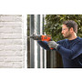 Перфоратор мережевий BLACK+DECKER, SDS-Plus, 650 Вт, 1.6 Дж, 0-5180 уд/хв,0-1600 об/мин, валіза, вага 4.6 кг