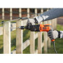 Перфоратор мережевий BLACK+DECKER, SDS-Plus, 650 Вт, 1.6 Дж, 0-5180 уд/хв,0-1600 об/мин, валіза, вага 4.6 кг