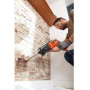 Перфоратор мережевий BLACK+DECKER, SDS-Plus, 650 Вт, 1.6 Дж, 0-5180 уд/хв,0-1600 об/мин, валіза, вага 4.6 кг