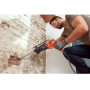 Перфоратор мережевий BLACK+DECKER, SDS-Plus, 650 Вт, 1.6 Дж, 0-5180 уд/хв,0-1600 об/мин, валіза, вага 4.6 кг