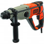Перфоратор мережевий BLACK+DECKER, SDS-Plus, 800 Вт, 3.4 Дж, 0-5500 уд/хв,0-1200 об/мин, валіза, вага 5.36 кг