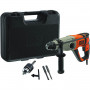 Перфоратор мережевий BLACK+DECKER, SDS-Plus, 800 Вт, 3.4 Дж, 0-5500 уд/хв,0-1200 об/мин, валіза, вага 5.36 кг