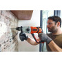 Перфоратор мережевий BLACK+DECKER, SDS-Plus, 800 Вт, 3.4 Дж, 0-5500 уд/хв,0-1200 об/мин, валіза, вага 5.36 кг