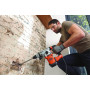 Перфоратор мережевий BLACK+DECKER, SDS-Plus, 1250 Вт, 4.4 Дж, 0-4100 уд/хв,0-850 об/мин, валіза, вага 5.5 кг