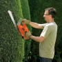 Кущоріз електричний BLACK+DECKER, 0.42 кВт, довжина ножа 45 см, діаметр гілок 16 мм, вага 1.91 кг
