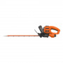 Кущоріз електричний BLACK+DECKER, 0.5 кВт, довжина ножа 50 см, діаметр гілок 22 мм, з допоміжним ножем, вага 2.47 кг