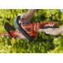 Кущоріз електричний BLACK+DECKER, 0.65 кВт, довжина ножа 60 см, діаметр гілок 25 мм, з допоміжним ножем, вага 3.52 кг
