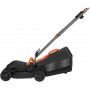 Газонокосарка електрична BLACK+DECKER 1000 Вт, ширина косіння 32 см, висота косіння 23-63 мм, травозбірник 30 л, вага 9.2 кг
