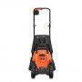 Газонокосарка електрична BLACK+DECKER, 1200 Вт, ширина косіння 32 см, висота косіння 20-60 мм, травозбірник 35 л, вага 8.33 кг
