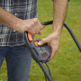 Газонокосарка електрична BLACK+DECKER, 1200 Вт, ширина косіння 32 см, висота косіння 20-60 мм, травозбірник 35 л, вага 8.33 кг