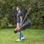 Газонокосарка електрична BLACK+DECKER, 1200 Вт, ширина косіння 32 см, висота косіння 20-60 мм, травозбірник 35 л, вага 8.33 кг