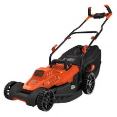 Газонокосарка електрична BLACK+DECKER,1800 Вт, ширина косіння 42 см, висота косіння 20-70 мм, травозбірник 50 л, вага 17.5 кг