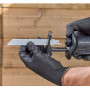 Шабельна пила мережева BLACK+DECKER, 750 Вт, швидкість 0-2.800 хід / хв, величина ходу 20 мм, безключова заміна, блокування випадкового пуску, кабель живлення 3.0 м, 2 пильних полотна (пакування - картон), 2.4 кг