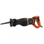 Пила шабельна мережева BLACK+DECKER, 750 Вт, 0 - 2800 ход/хв, величина ходу 20 мм, вага 2.4 кг