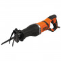 Пила шабельна мережева BLACK+DECKER, 750 Вт, 0 - 2800 ход/хв, величина ходу 20 мм, вага 2.4 кг